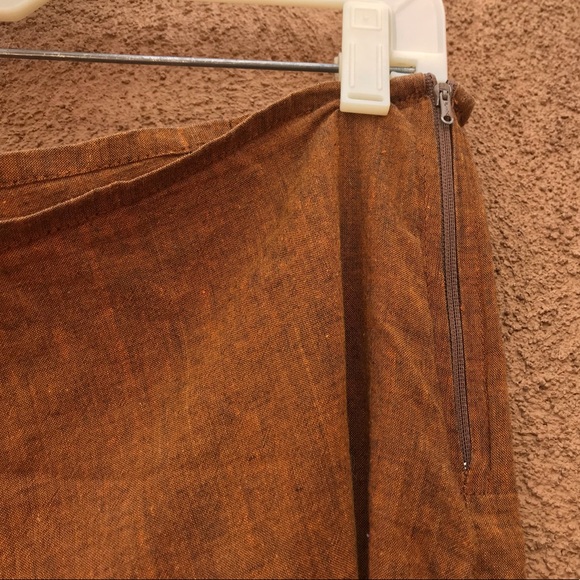 Tribal Indian copper harem pants with embroidery - Picture 8 of 10